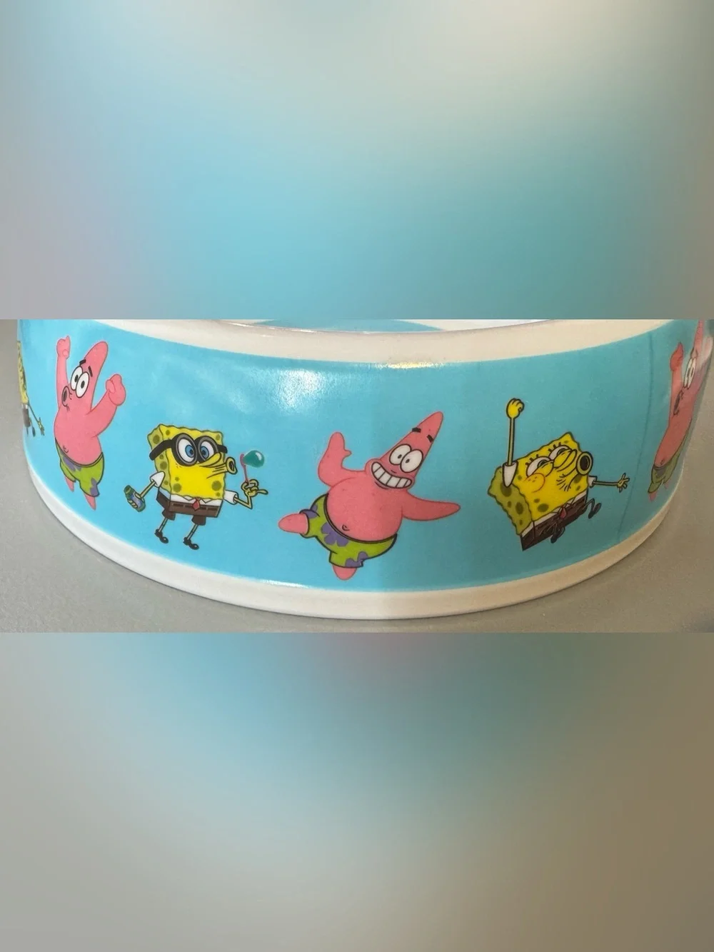 SpongeBob SquarePants Yellow & White Pet Bowl Patrick star playing dog feeding